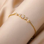 Flowers Bracelet a luxury designer jewelry piece - Image 4