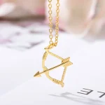 2024 New Fashion Bow and Arrow Necklace Gift - Image 2