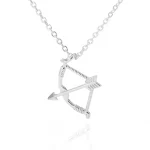 2024 New Fashion Bow and Arrow Necklace Gift - Image 5