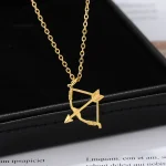 2024 New Fashion Bow and Arrow Necklace Gift - Image 6