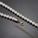 "Pearl perfection: Hip Fashion Boho Bracelet, 8.6 inches of elegance." - Image 3