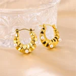 Luxurious vibes: 18K Gold Plated Earrings, a statement for all - Image 6
