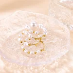 18K Gold Plated Pearl Earrings for Trendsetters - Image 4