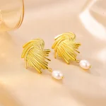 Radiant allure: Opal Round Earrings, a perfect Christmas jewelry gift