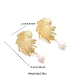 Radiant allure: Opal Round Earrings, a perfect Christmas jewelry gift - Image 3