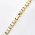Celebrate in style Geometric Bracelet, perfect wedding accessory. - Image 3