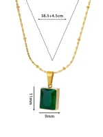 Captivating Zircon Pendant Clavicle Necklace - Image 4