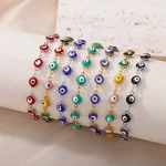 Enchanting blue hues Evil Eye Bead Bracelet for women's charm - Image 2