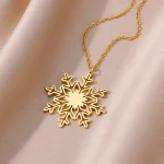 Stainless Steel Geometric Necklaces For Women - Image 6