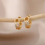 Elevate style: Heart Hoops, a fashionable jewelry choice - Image 2